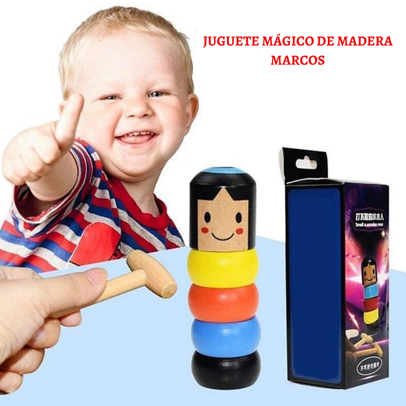 Juguete mágico de madera Marcos